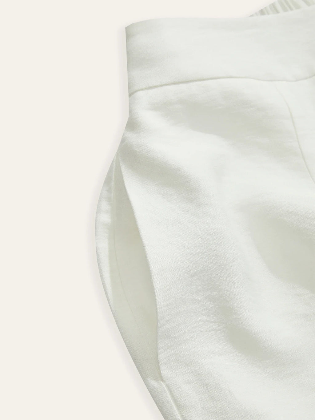 Women's White Elegant Casual Loose Pants